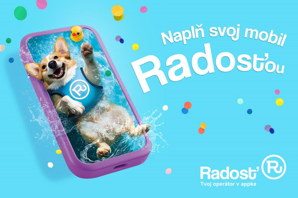 Oper&aacute;tor v appke Radosť sp&uacute;&scaron;ťa nov&uacute; kampaň.