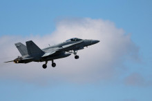 Fínska stíhačka F/A-18C. FOTO: Reuters