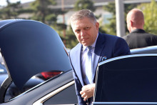 Premiér Robert Fico (Smer-SD). FOTO: TASR/Ján Krošlák