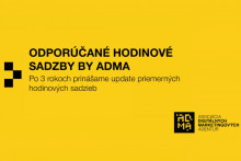 Odporúčané hodinové sadzby od ADMA.