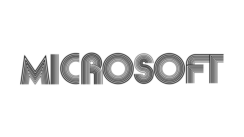 Prvé logo spoločnosti Microsoft