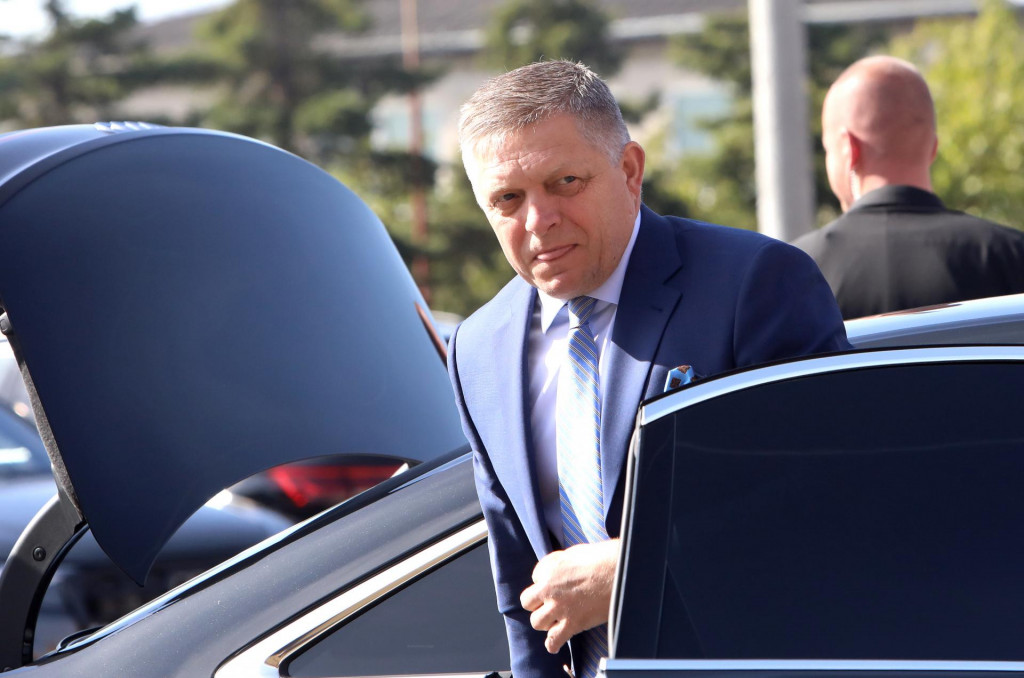Premiér Robert Fico (Smer-SD). FOTO: TASR/Ján Krošlák