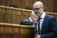 Poslanec Národnej rady a predseda SaS Branislav Gröhling. FOTO: TASR/Jakub Kotian