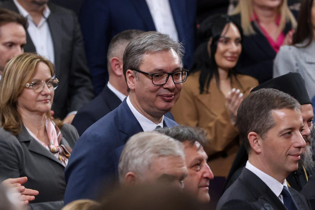 Srbský prezident Aleksandar Vučič. FOTO: REUTERS