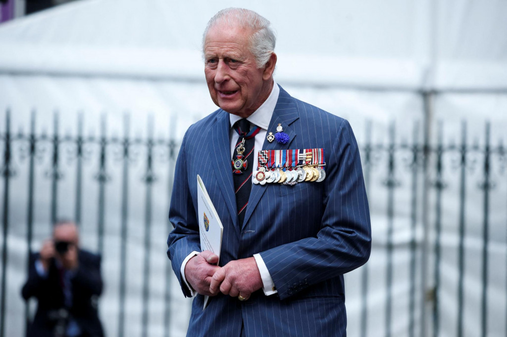 Britský kráľ Karol III. FOTO: REUTERS
