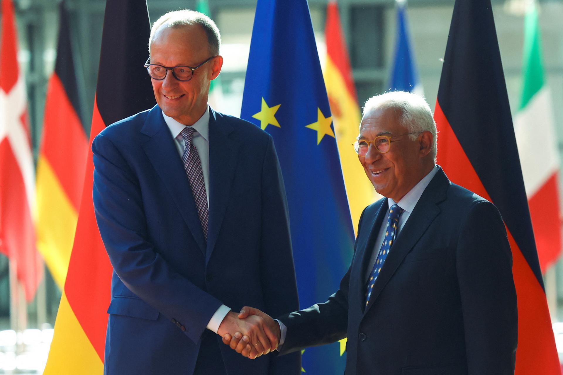 Nemecko podporí Ukrajinu a zvýši tlak na Rusko, uviedol Merz v Bruseli a hovoril o sankciách