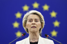 Šéfka Európskej komisie Ursula von der Leyenová. FOTO: TASR/AP