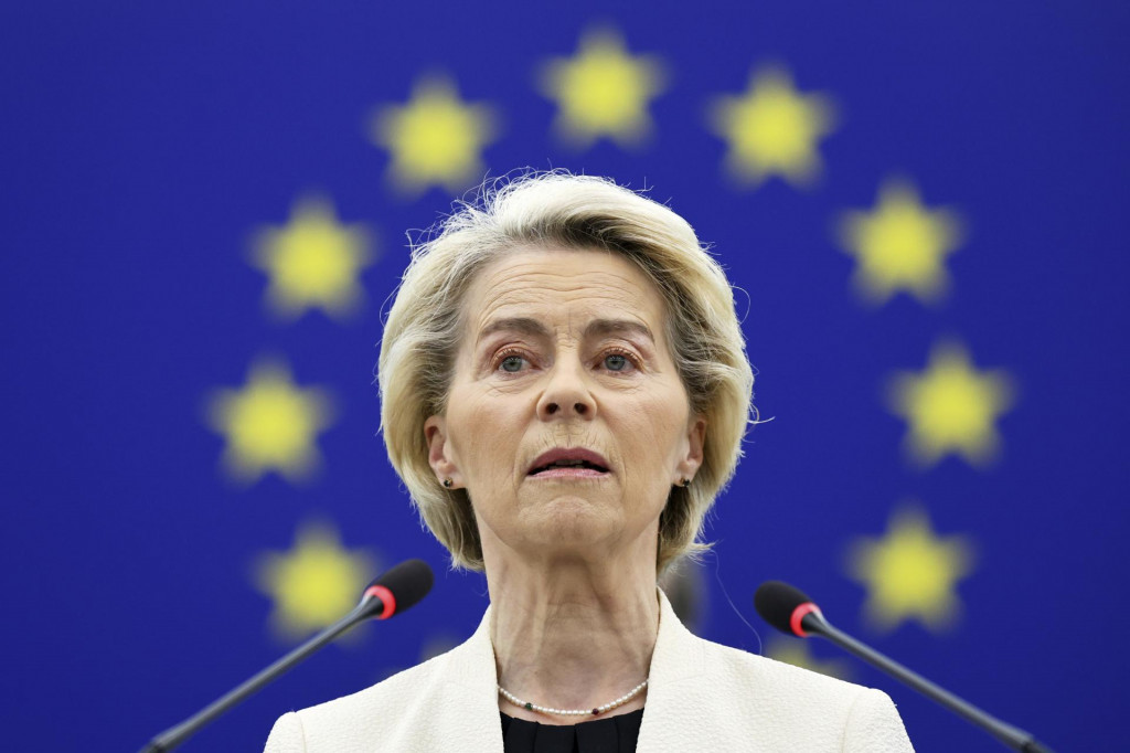 Šéfka Európskej komisie Ursula von der Leyenová. FOTO: TASR/AP