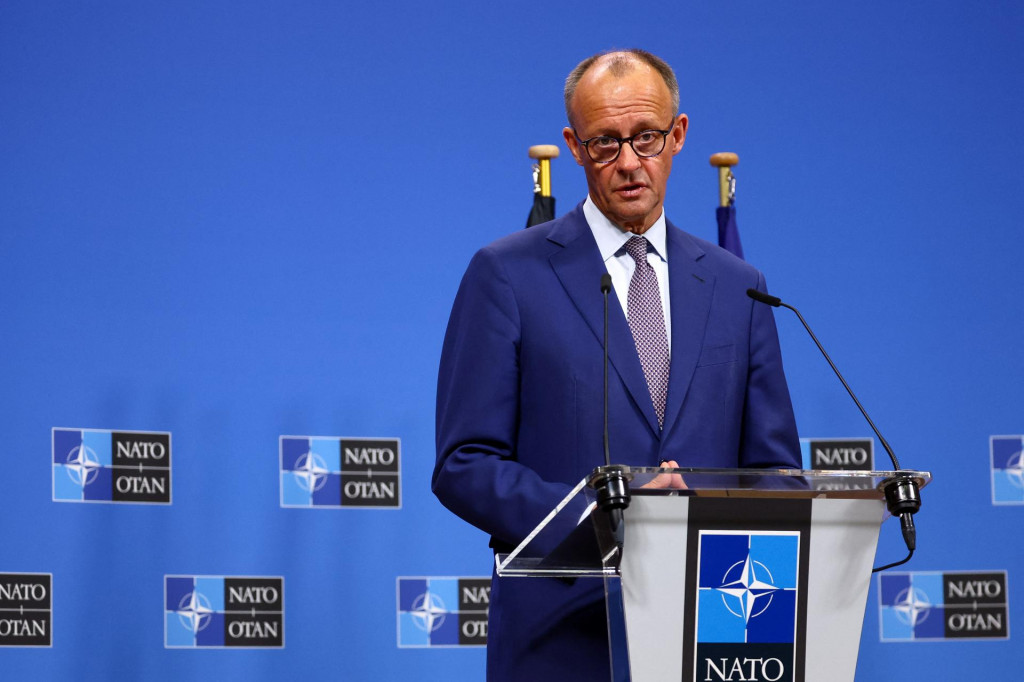 Nemecký kancelár Friedrich Merz v Bruseli. FOTO: Reuters