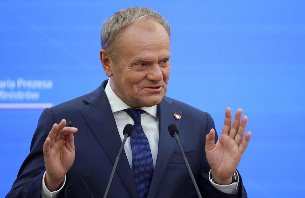 Poľský premiér Donald Tusk. FOTO: Reuters