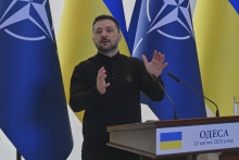 Ukrajinský prezident Volodymyr Zelenskyj. FOTO: TASR/AP