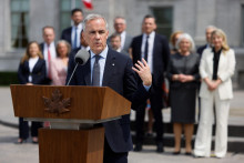 Kanadský premiér Mark Carney v utorok predstavil svoju novú vládu. FOTO: REUTERS