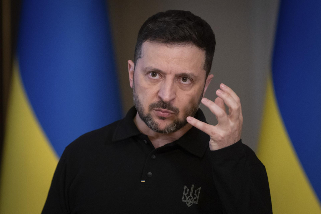 Ukrajinský prezident Volodymyr Zelenskyj. FOTO: TASR/AP
