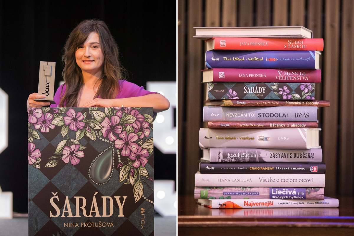 Na Ikariáde ocenili najúspešnejších autorov. Zlaté pero 2024 získala Nina Protušová za knihu Šarády