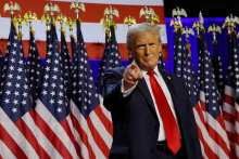 Americký prezident Donald Trump po jeho zvolení 6. novembra 2024. FOTO: REUTERS