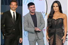 Bradley Cooper, Zac Efron a Demi Lovato.
