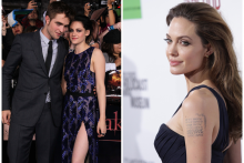 Robert Pattinson, Kristen Stewart a Angelina Jolie.