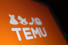 Logo Temu. FOTO: REUTERS