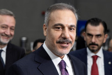Turecký minister zahraničných vecí Hakan Fidan.  FOTO: Reuters