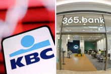 KBC a 365 bank. FOTO: Koláž HN