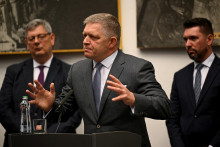Premiér Robert Fico. FOTO: Reuters