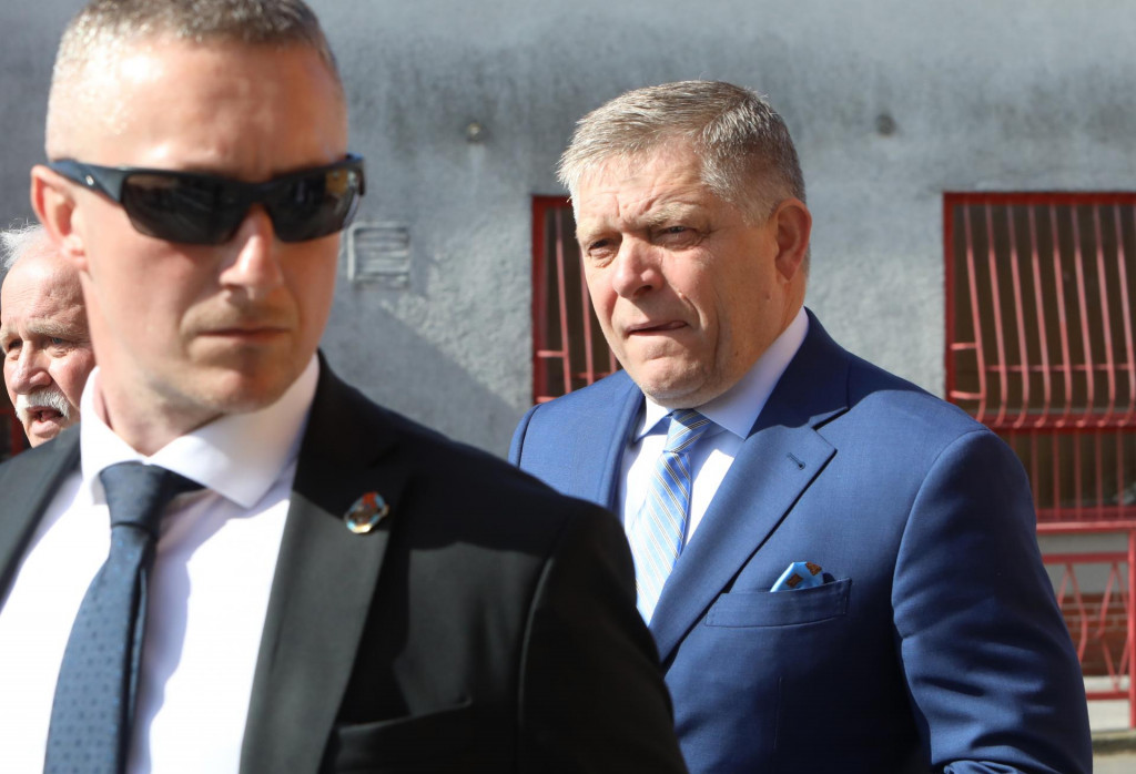 Premiér Robert Fico prichádza na výjazdové rokovanie vlády. FOTO: TASR/Ján Krošlák