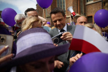 Varšavský primátor Rafal Trzaskowski. FOTO: Reuters