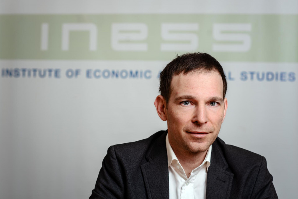 Martin Vlachynský, analytik Inštitútu ekonomických a sociálnych štúdií (INESS). FOTO: Spodniaková Miroslava/MAFRA