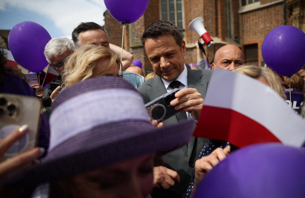 Varšavský primátor Rafal Trzaskowski. FOTO: Reuters