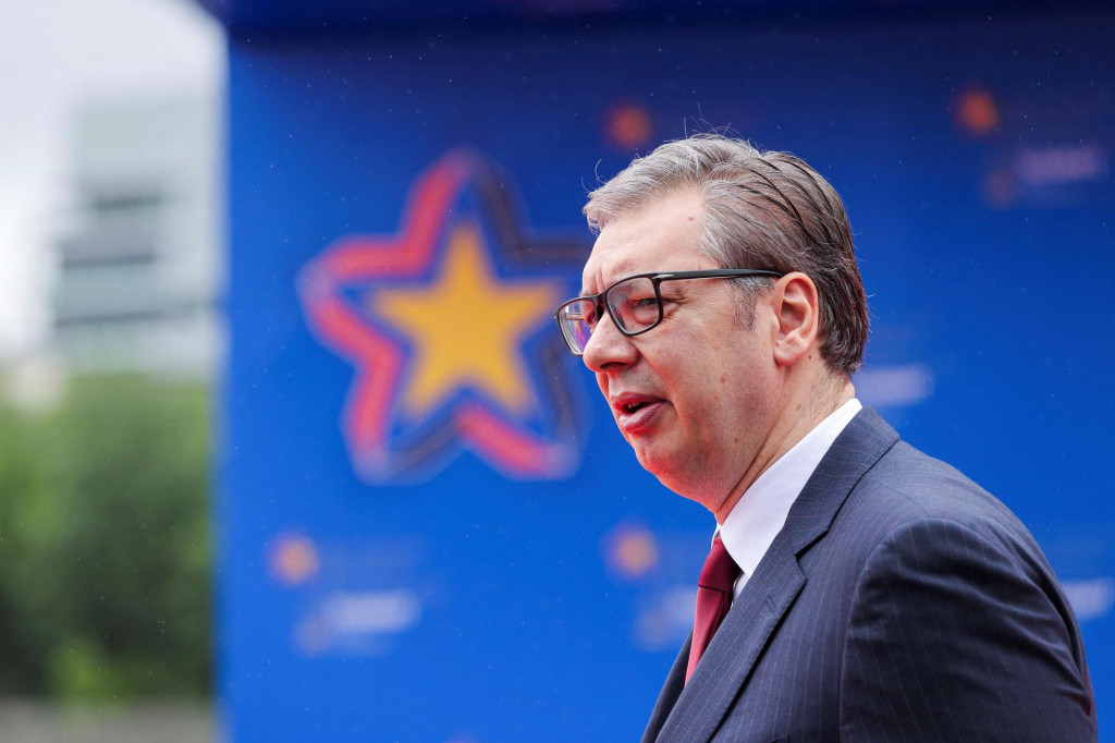 Srbský prezident Aleksandar Vučič. FOTO: REUTERS