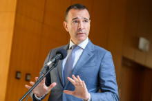 Na snímke minister školstva, výskumu, vývoja a mládeže Tomáš Drucker (Hlas). FOTO: TASR/Jaroslav Novák
