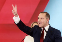 Kandidát opozičnej strany Právo a spravodlivosť Karol Nawrocki. FOTO: Reuters
