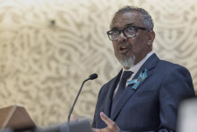 Generálny riaditeľ Svetovej zdravotníckej organizácie (WHO) Tedros Adhanom Ghebreyesus. FOTO: TASR/AP