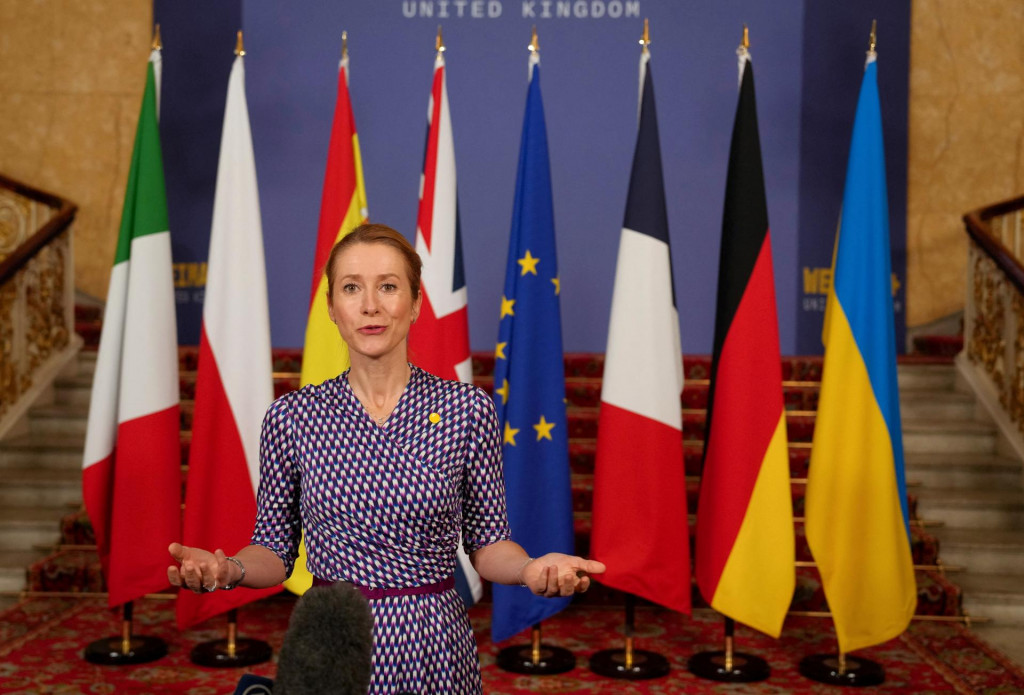 Vysoká predstaviteľka EÚ pre zahraničné veci a bezpečnostnú politiku Kaja Kallasová. FOTO: TASR/AP