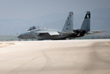 Izraelská stíhačka F-15. FOTO: Reuters
