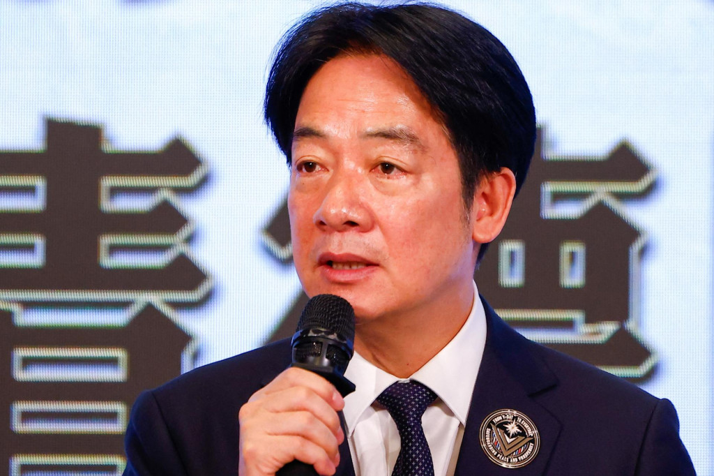 Taiwanský prezident Laj Čching-te. FOTO: Reuters