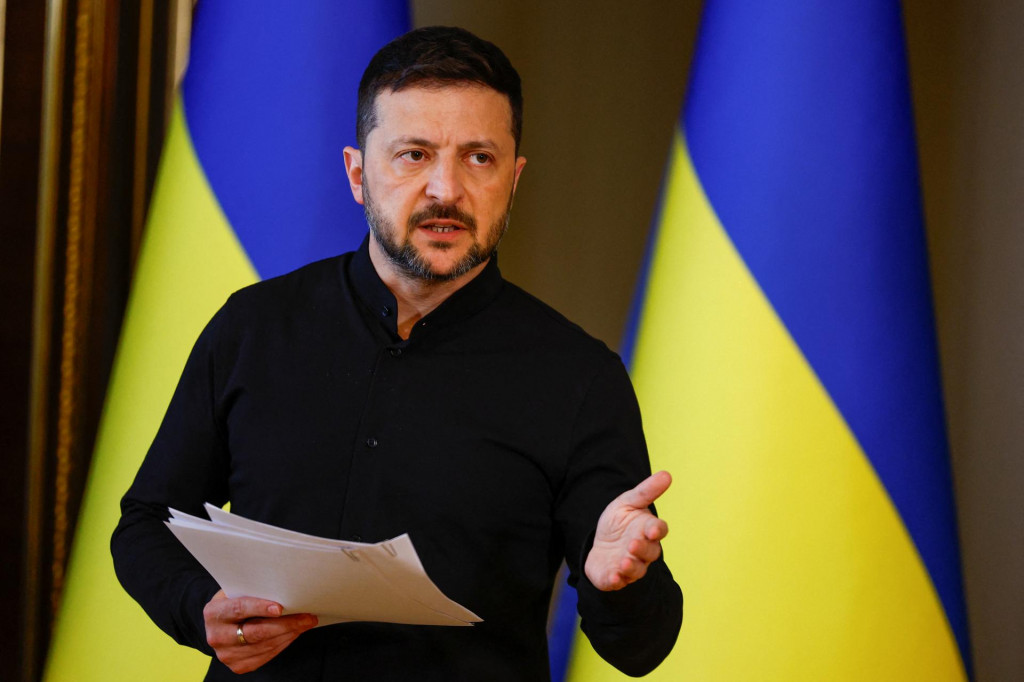 Ukrajinský prezident Volodymyr Zelenskij. FOTO: Reuters