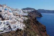Grécky ostrov Santorini. FOTO: Reuters