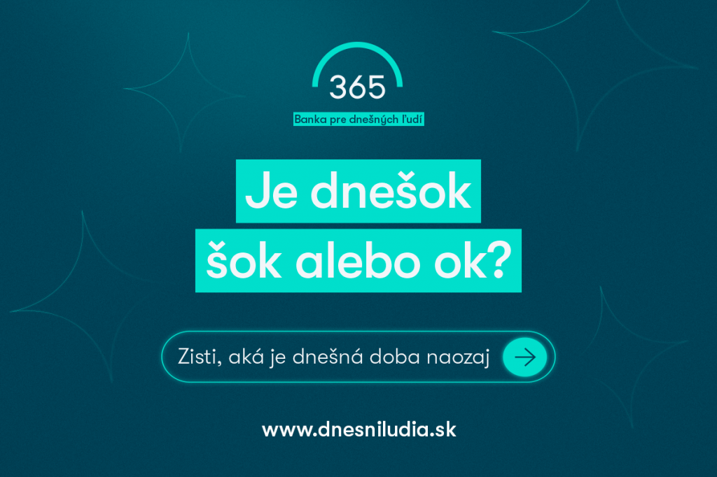 Kampaň 365.bank - Dnešní ľudia.