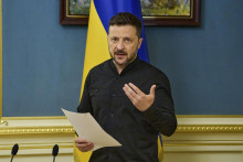 Ukrajinský prezident Volodymyr Zelenskyj. FOTO: TASR/AP