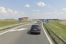 Úsek, kde pri kolónach platí pravidlo striedavého radenia.