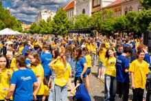 Košičania tancovali vo farbách mesta