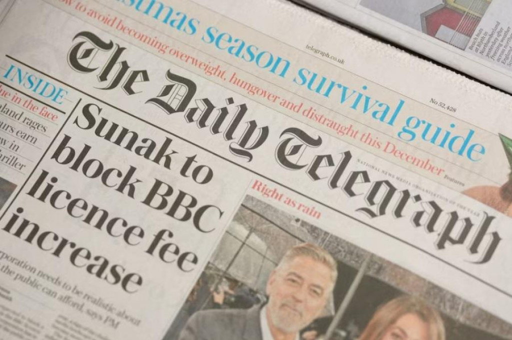 The daily Telegraph. FOTO: REUTERS