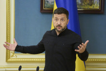 Ukrajinský prezident Volodymyr Zelenskyj. FOTO: TASR/AP