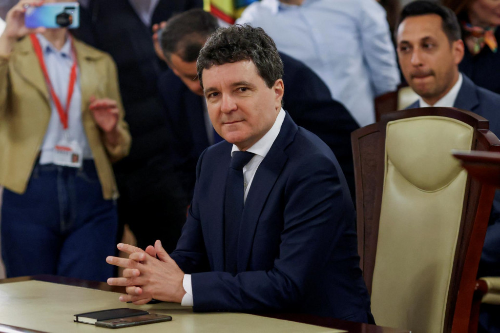 Novozvolený rumunský prezident Nicusor Dan. FOTO: REUTERS