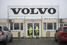 Valaliky Industrial Park. Výstavba závodu VOLVO. FOTO: TASR