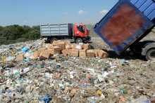 Skládka v Zohore (okres Malacky), neďaleko Bratislavy. FOTO: TASR
