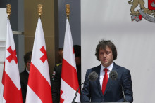 Gruzínsky premiér Irakli Kobachidze. FOTO: Reuters