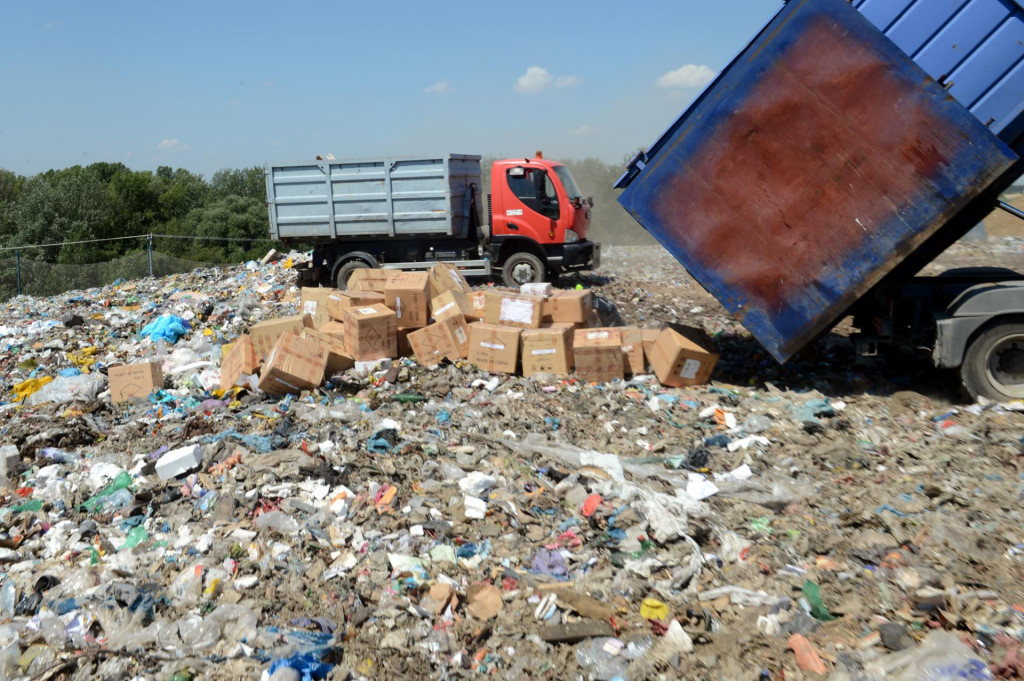 Skládka v Zohore (okres Malacky), neďaleko Bratislavy. FOTO: TASR