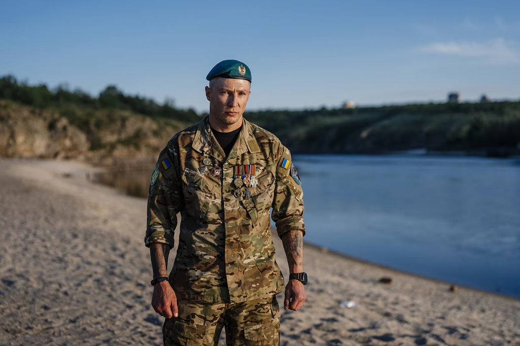 Veterán 38. brigády námornej pechoty Ihor Iljuškin (23. 5. 2025). FOTO: MAFRA/Petr Topič